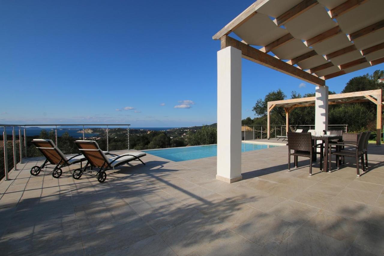 Sunset Sea View Villa 6 Arillas Agiou Georgiou Esterno foto