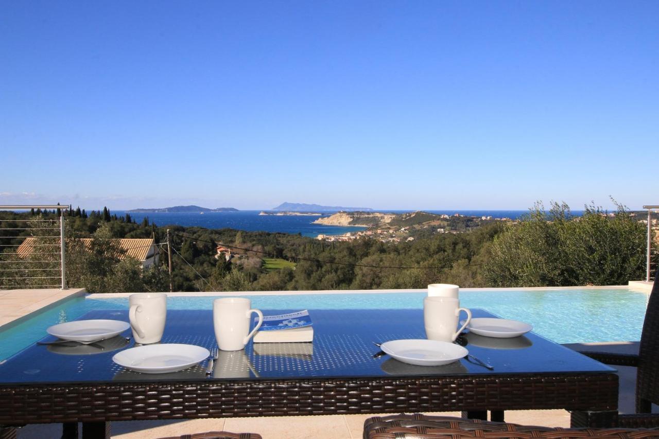 Sunset Sea View Villa 6 Arillas Agiou Georgiou Esterno foto