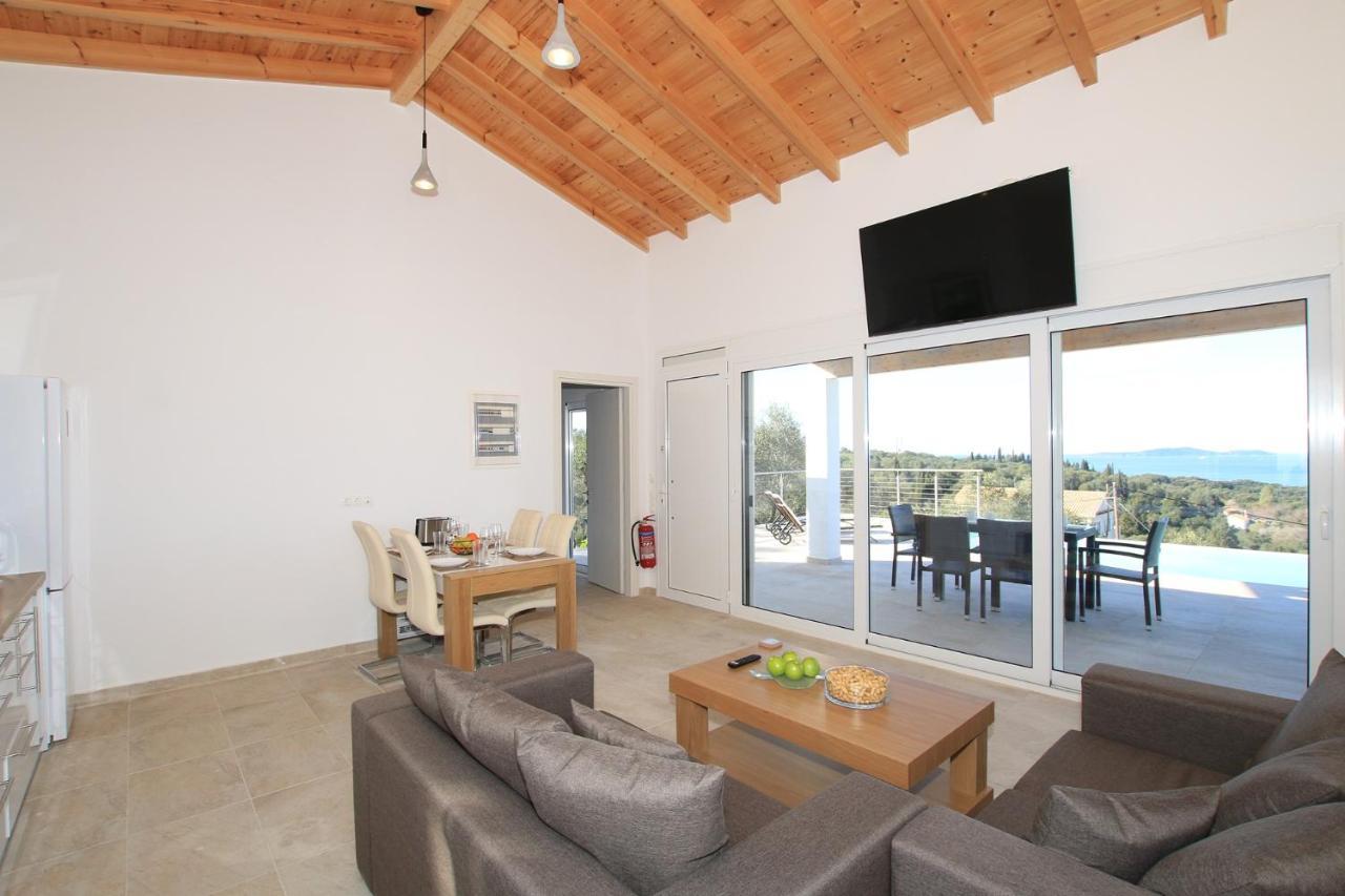 Sunset Sea View Villa 6 Arillas Agiou Georgiou Esterno foto